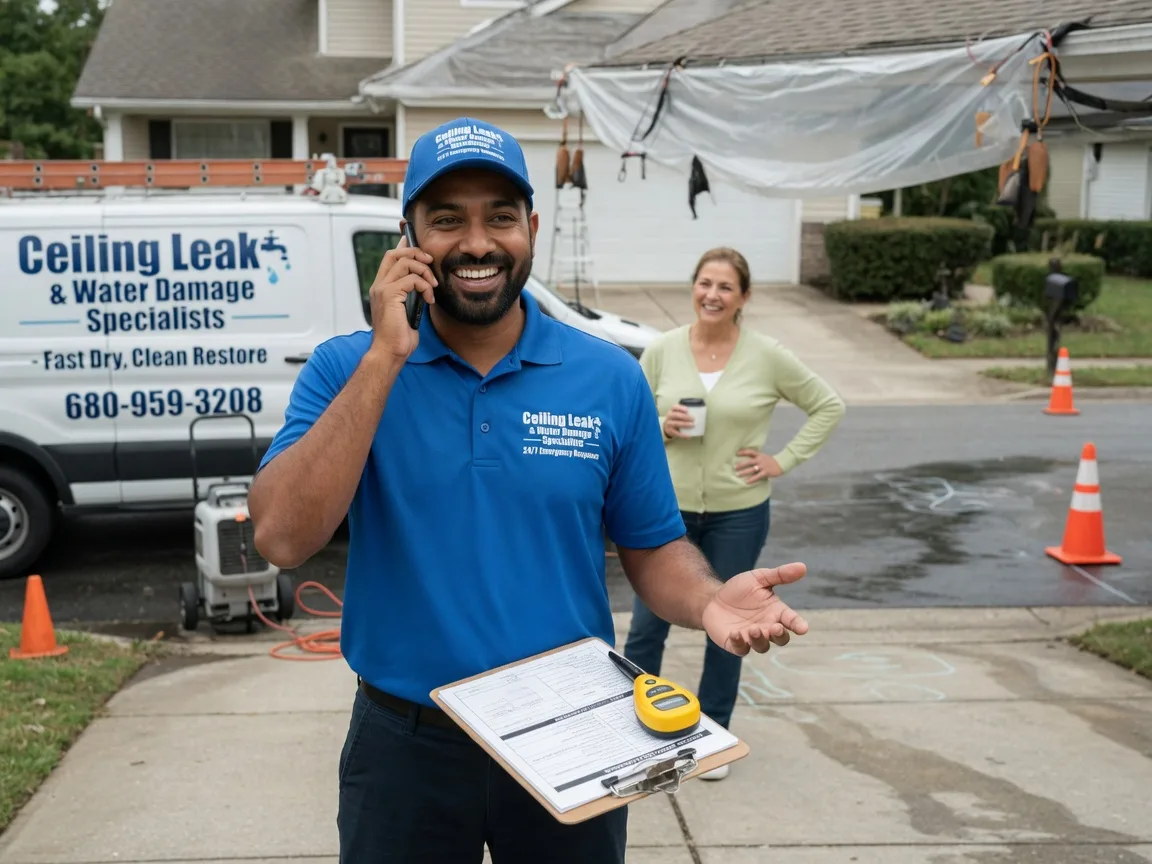 Ceiling Leak Cleanup Gilman, CT FAQs